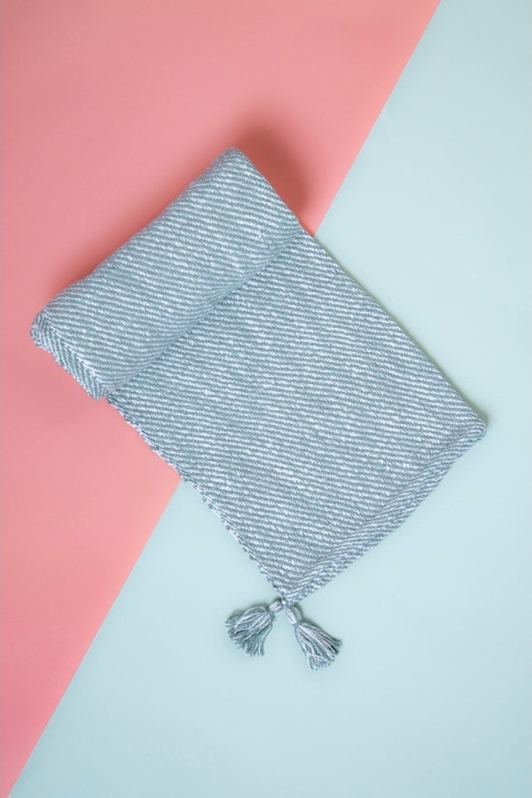 Carraig Donn Blake Green Cotton Throw