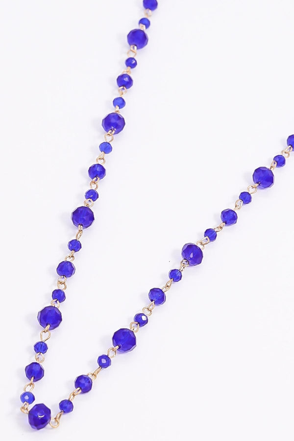 Carraig Donn Blue Beaded Necklace