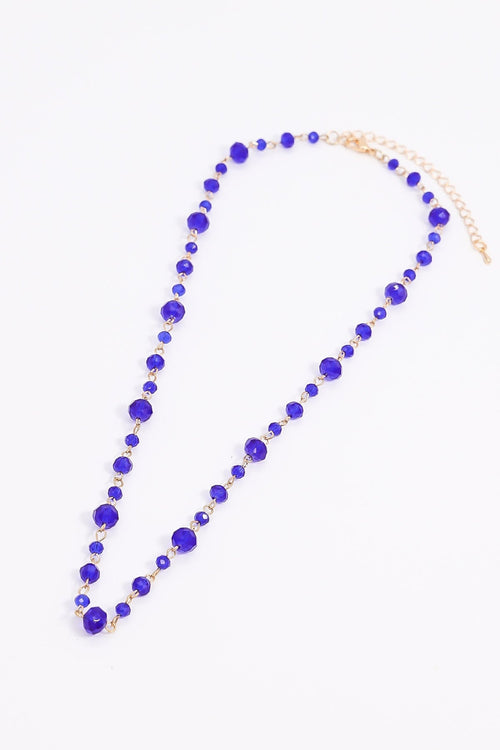 Blue Beaded Necklace