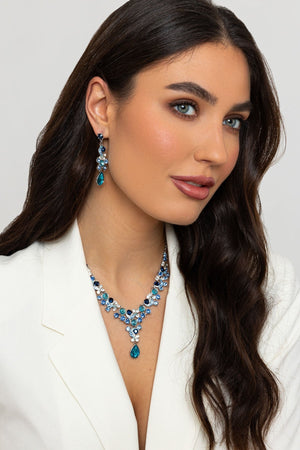 Carraig Donn Blue Crystal Necklace