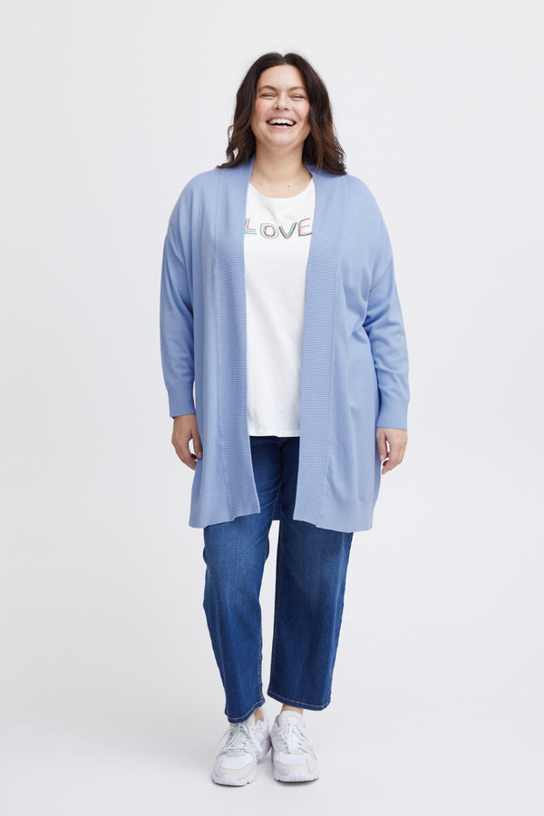 Carraig Donn Blue Knitted Cardigan