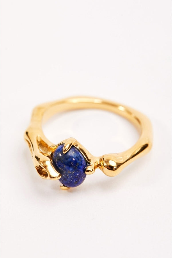 Carraig Donn Blue Lapis Ring Size 7