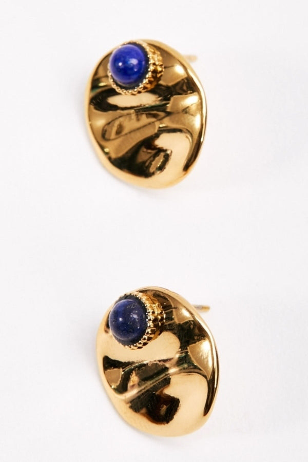 Carraig Donn Blue Lapis Stud Earrings