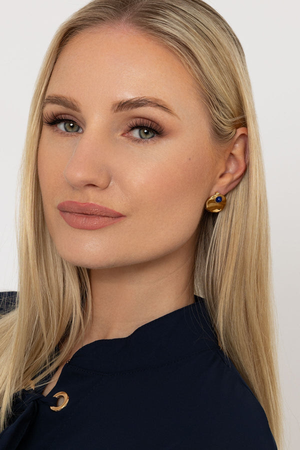 Carraig Donn Blue Lapis Stud Earrings