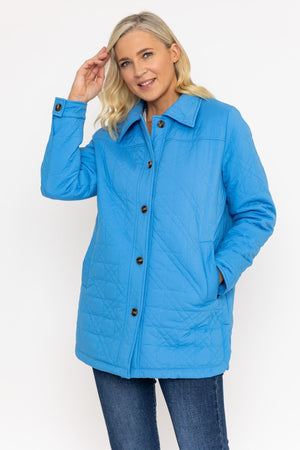Carraig Donn Blue Quilted Jacket