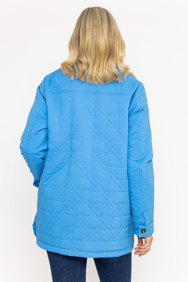 Carraig Donn Blue Quilted Jacket