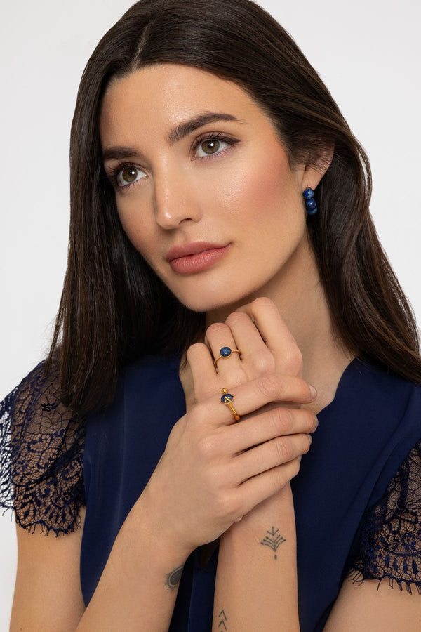 Carraig Donn Blue Stone Ring
