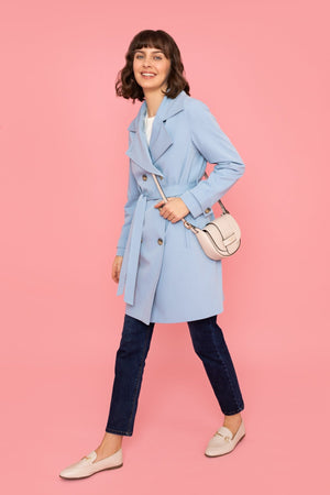Carraig Donn Blue Trench Coat