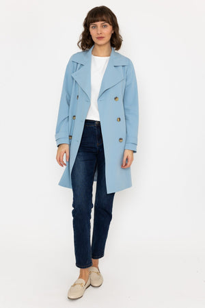 Carraig Donn Blue Trench Coat