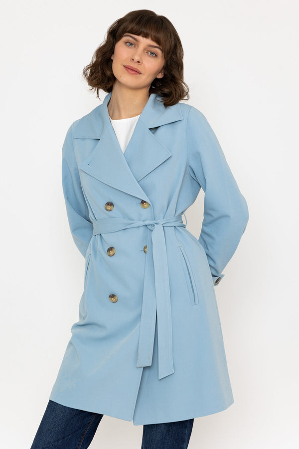 Carraig Donn Blue Trench Coat