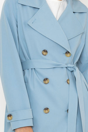 Carraig Donn Blue Trench Coat
