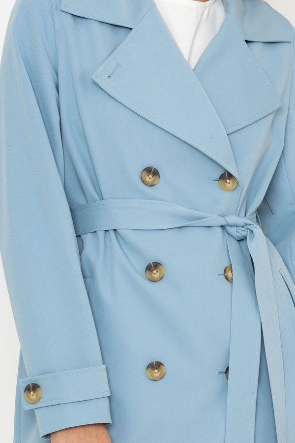 Carraig Donn Blue Trench Coat