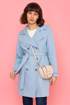 Carraig Donn Blue Trench Coat