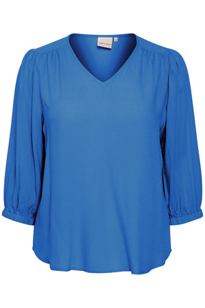 Carraig Donn Blue Viscose Top