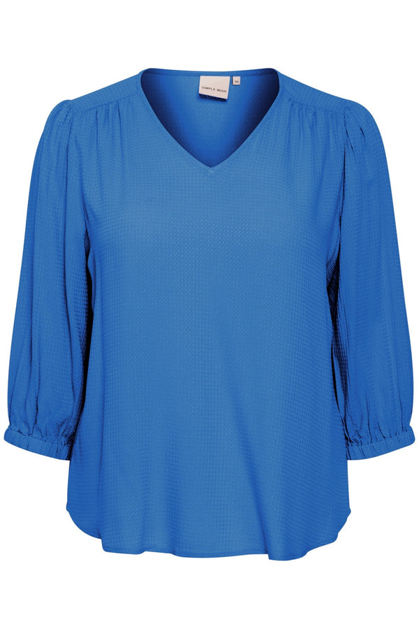 Carraig Donn Blue Viscose Top