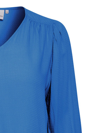Carraig Donn Blue Viscose Top