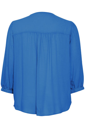 Carraig Donn Blue Viscose Top