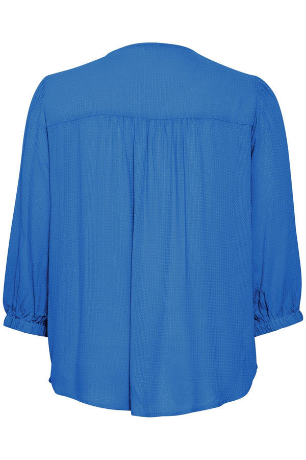 Carraig Donn Blue Viscose Top