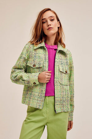 Carraig Donn Boa Jacket in Green