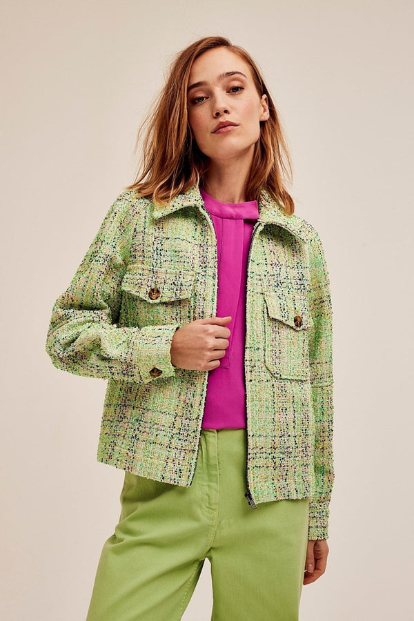 Carraig Donn Boa Jacket in Green