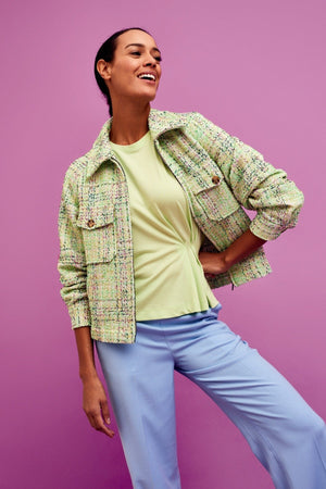Carraig Donn Boa Jacket in Green