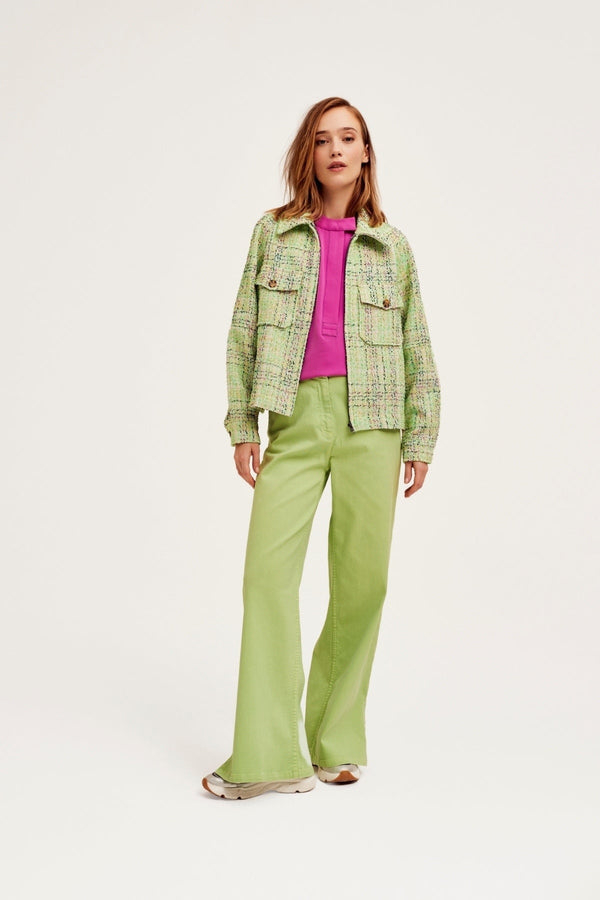 Carraig Donn Boa Jacket in Green