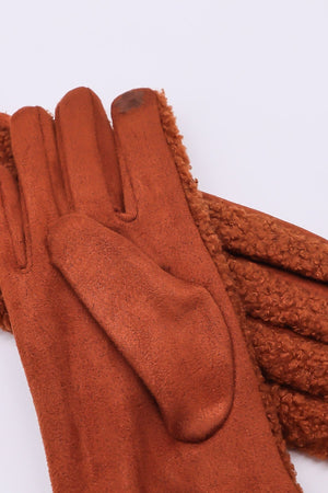 Carraig Donn Boucle Front Glove in Tan
