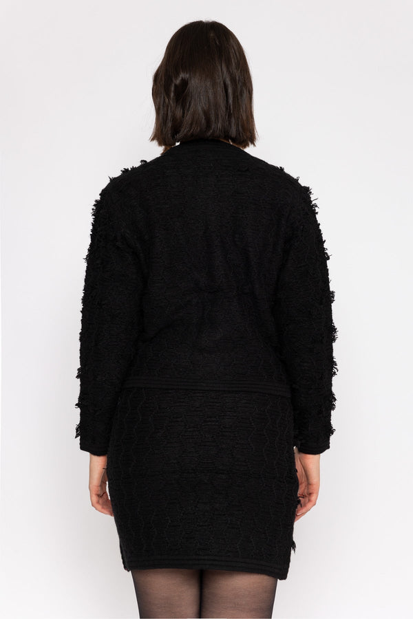 Carraig Donn Boucle Jacket in Black