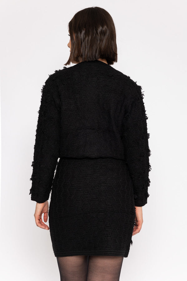 Carraig Donn Boucle Jacket in Black