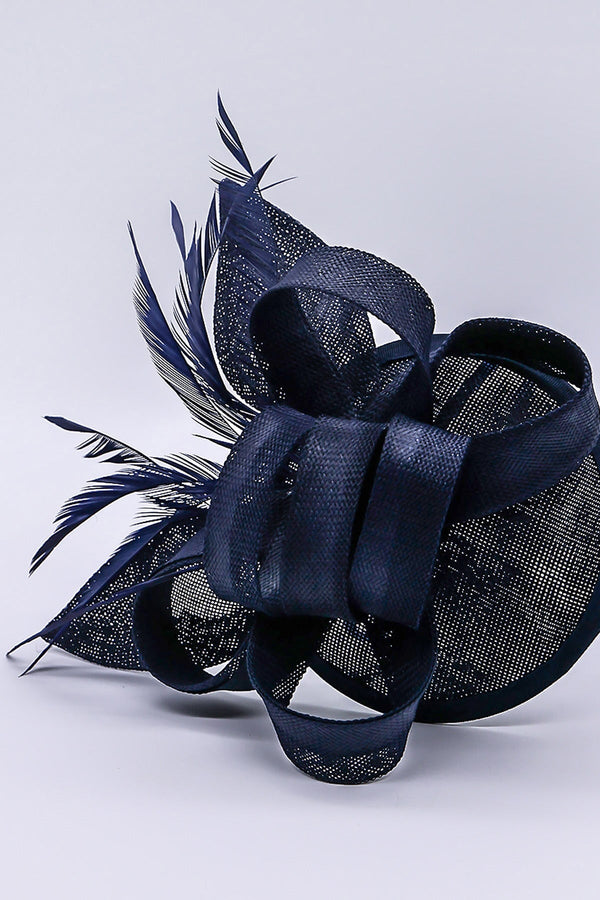 Carraig Donn Bow Detail Fascinator in Navy