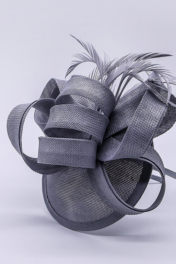 Carraig Donn Bow Detail Fascinator in Silver