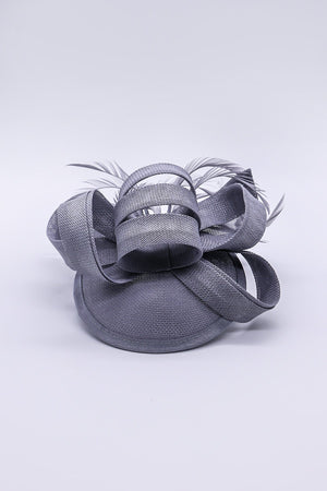 Carraig Donn Bow Detail Fascinator in Silver
