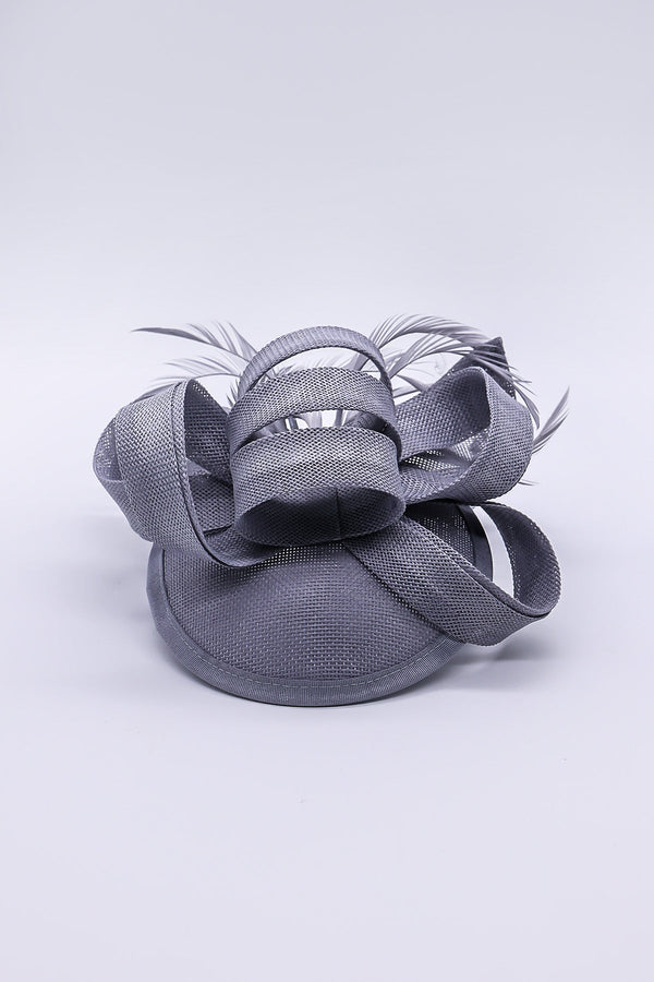 Carraig Donn Bow Detail Fascinator in Silver