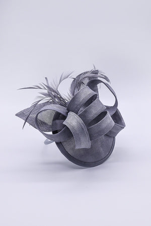 Carraig Donn Bow Detail Fascinator in Silver