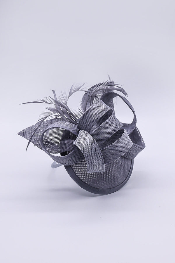 Carraig Donn Bow Detail Fascinator in Silver
