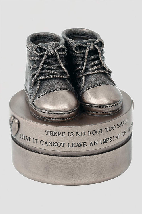 Boy Booties Bronze Trinket Box