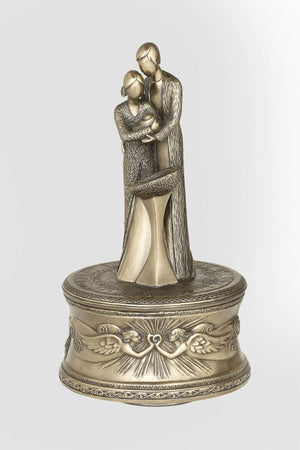 Carraig Donn Bronze Christening Music Box