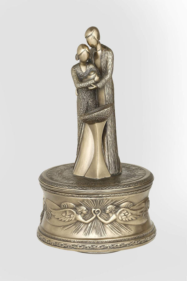 Carraig Donn Bronze Christening Music Box