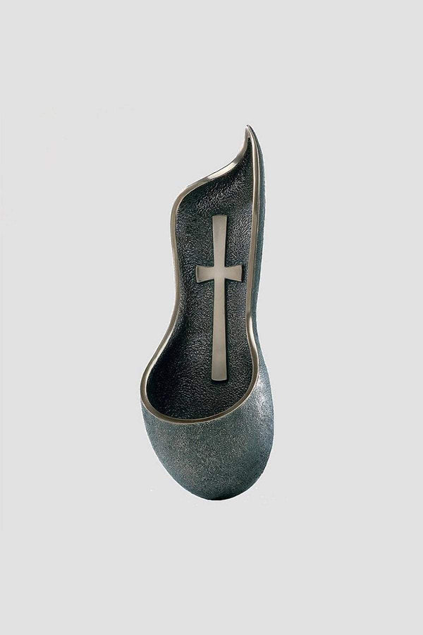 Carraig Donn Bronze Cross Holy Water Font