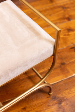 Carraig Donn Brooke Upholstered Vanity Stool