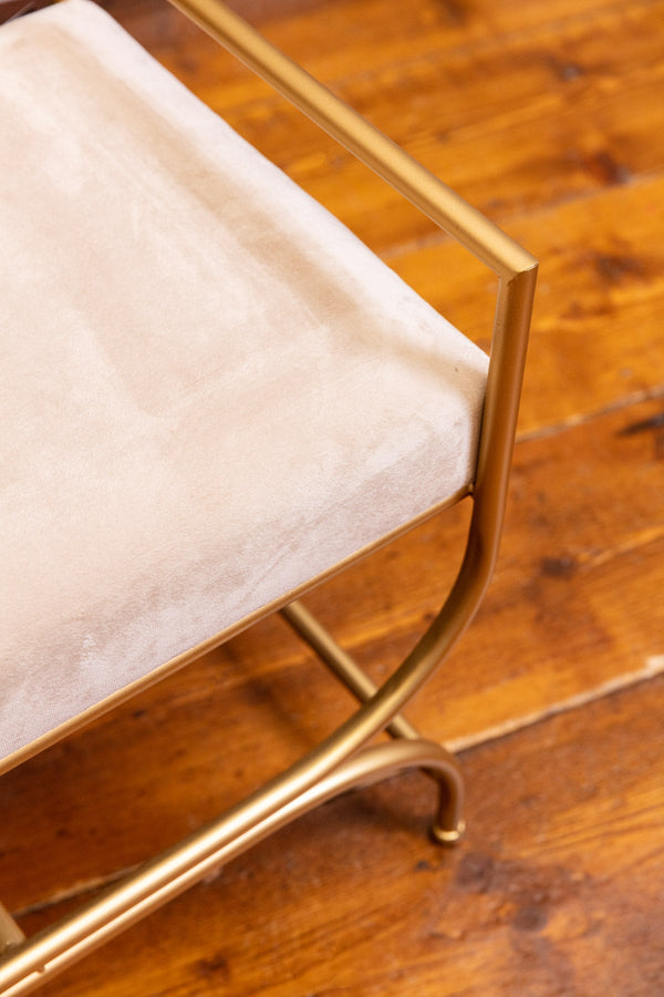 Carraig Donn Brooke Upholstered Vanity Stool
