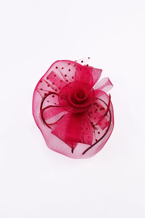 Carraig Donn Burgundy Hairband Fascinator