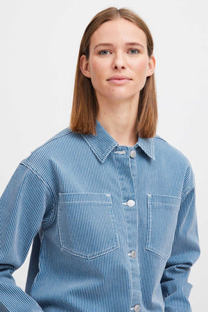 Carraig Donn Bykasio Denim Shirt Jacket