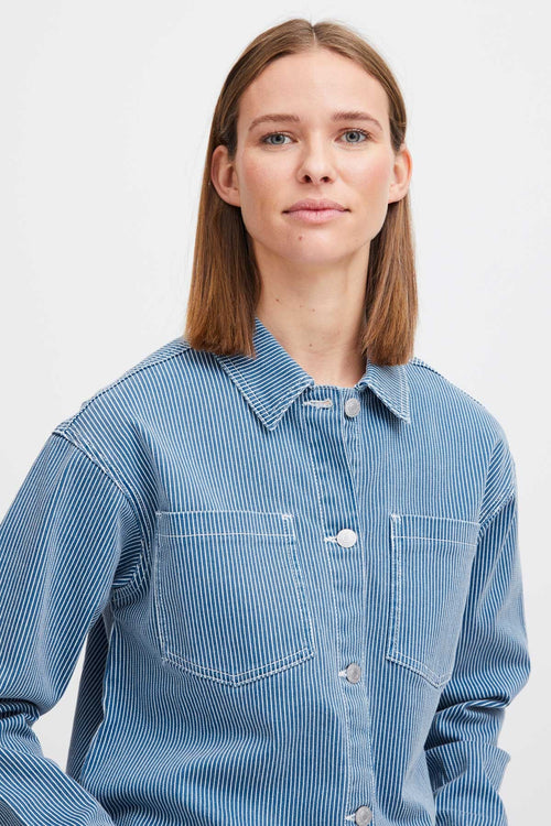 Bykasio Denim Shirt Jacket