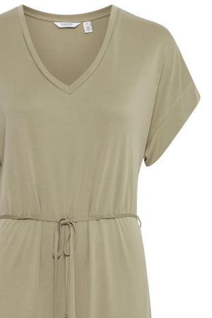 Carraig Donn Bypireni Khaki Green Midi Dress