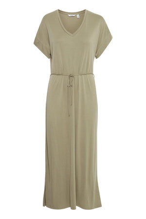 Carraig Donn Bypireni Khaki Green Midi Dress