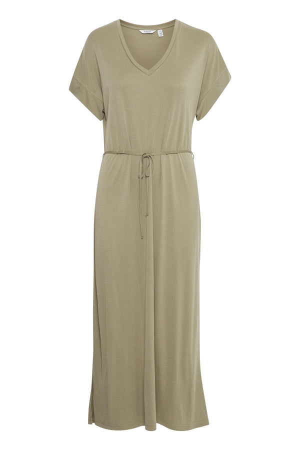 Carraig Donn Bypireni Khaki Green Midi Dress