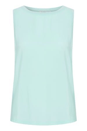Carraig Donn Bysilti Aqua Blue Sleeveless Top