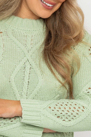 Carraig Donn Cable Knit Crew Neck
