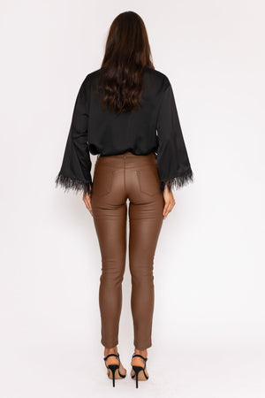 Carraig Donn Camel Pu Jeans